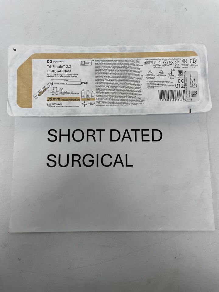 SIG30AVM - COVIDIEN - Tri-Staple 2.0 Intelligent Reload, 30mm, (EA)