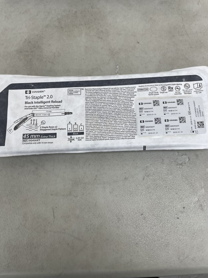 SIG45AXT - COVIDIEN - Tri-Staple 2.0 Single-Use Stapler Reload with Tri-Staple Technology, 45 mm Size, (EA)