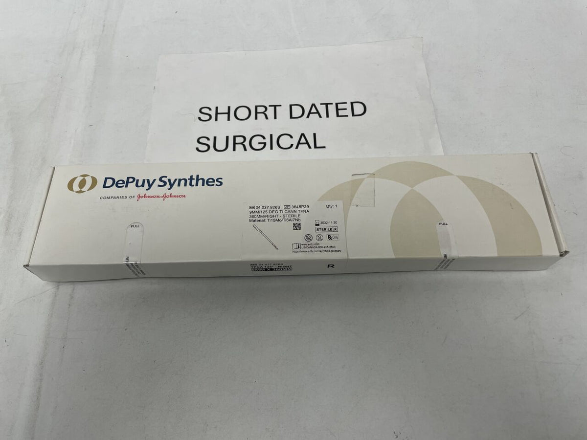 04.037.926S - DEPUY SYNTHES - 9MM/125 Deg Ti Cann Tfna 360MM/RIGHT - Sterile, (BX)