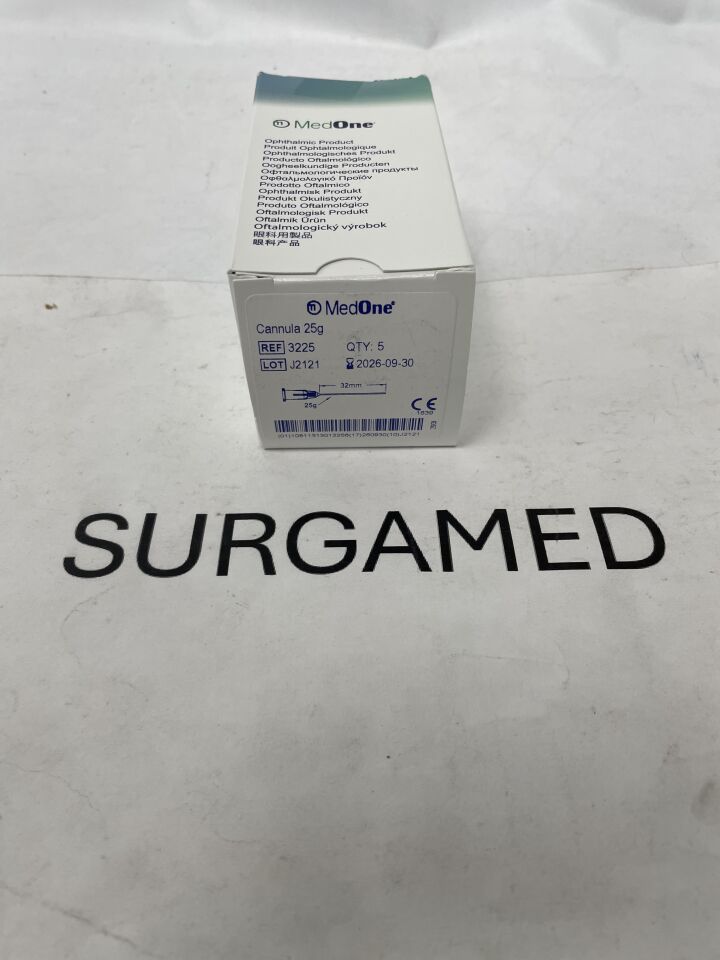3225 - MEDONE SURGICAL - Blunt Tip Cannula - 25G x 32mm, (BX/5)