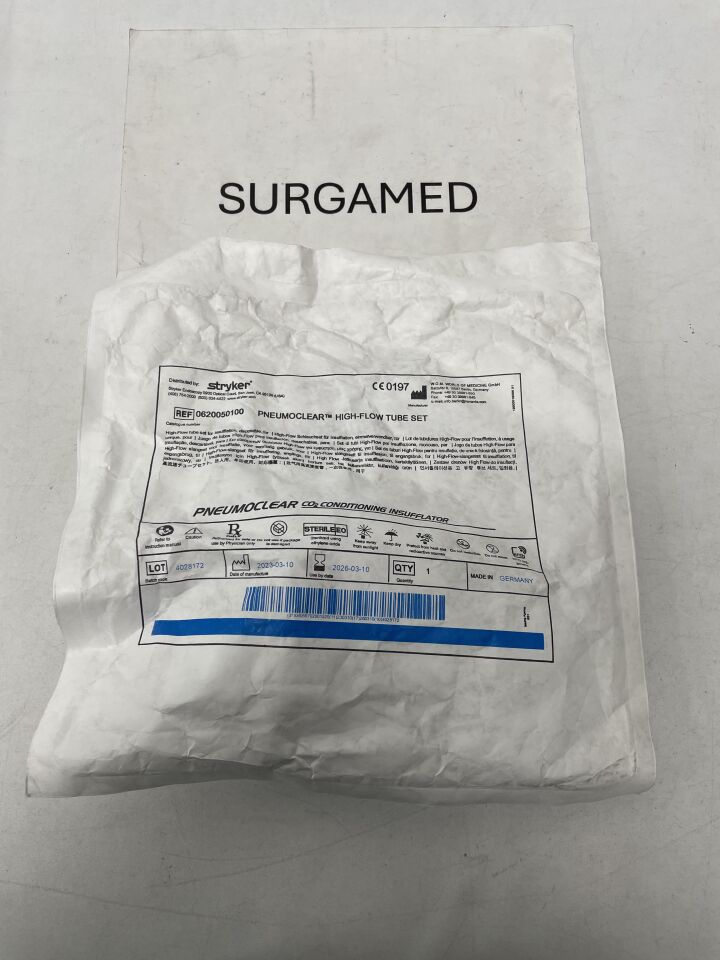 0620050100 - STRYKER - PneumoClear High Flow Tube Set, (EA)