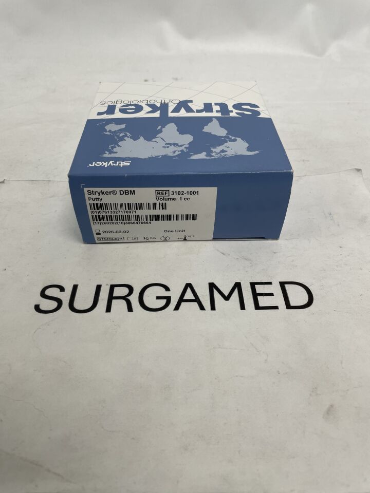 3102-1001 - STRYKER - Allograft Demineralized Bone Putty - 1cc, (BX)