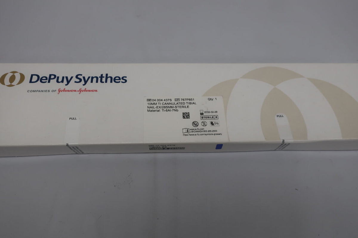 04.004.449S - DEPUY SYNTHES - 10mm ti cannulated tibial nail-ex/345mm-sterile, (BX)