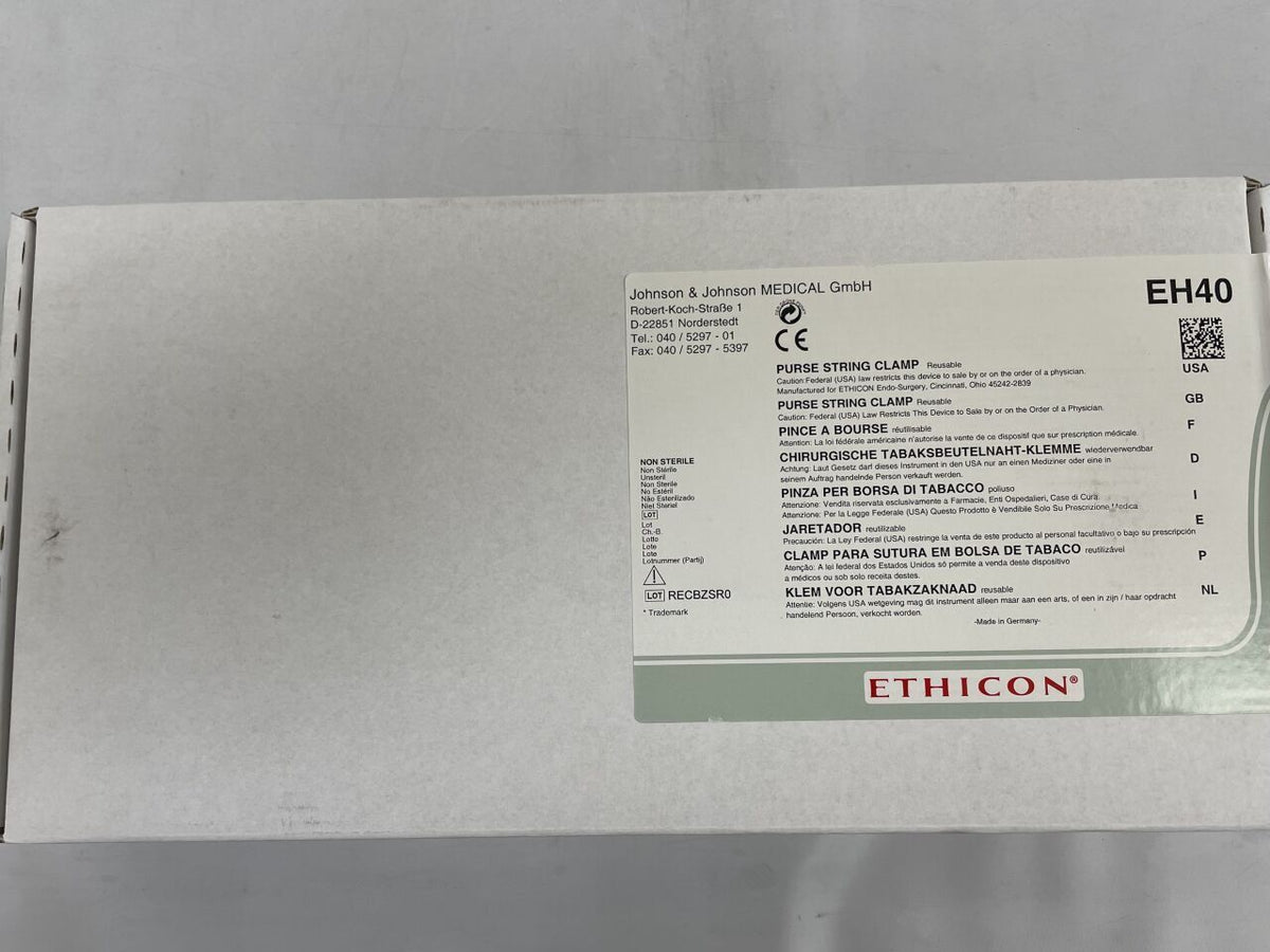 EH40 - ETHICON - Purse string Clamp Reusable, (BX)
