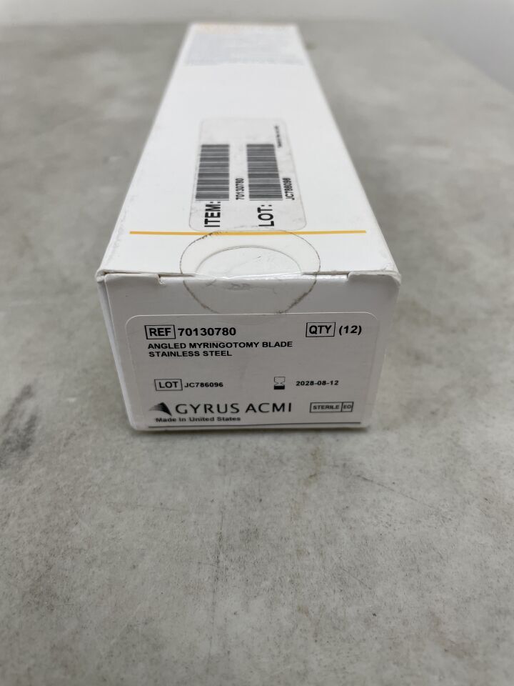 70130780 - GYRUS - Angled Myringotomy Blade, (BX/12)