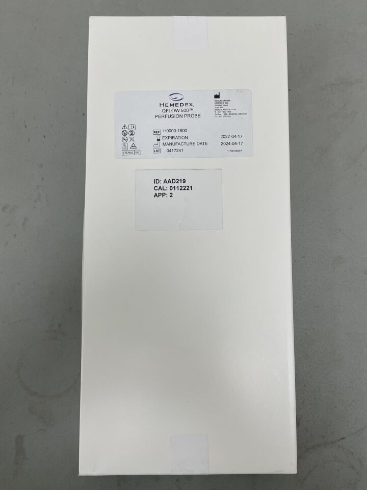 H0000-1600 - HEMEDEX - QFlow 500 Perfusion Probe, (BX)