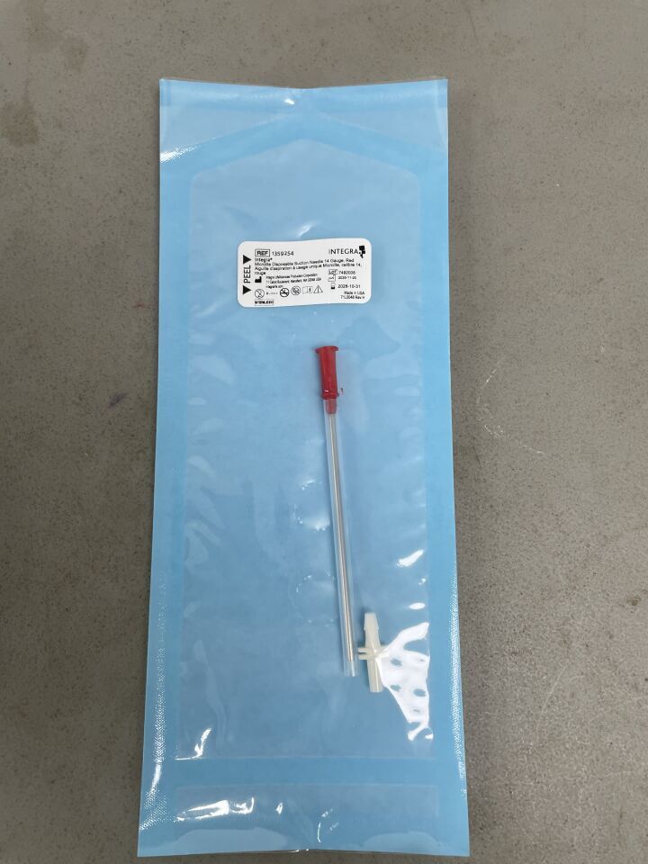 1359254 - INTEGRA - MicroLite Disposable Suction Needle 14G, Red, (EA)