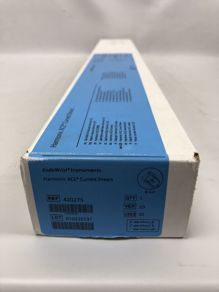420275 - INTUITIVE SURGICAL - da vinci endowrist instruments harmonic ace curved shears, 8mm, (BX)