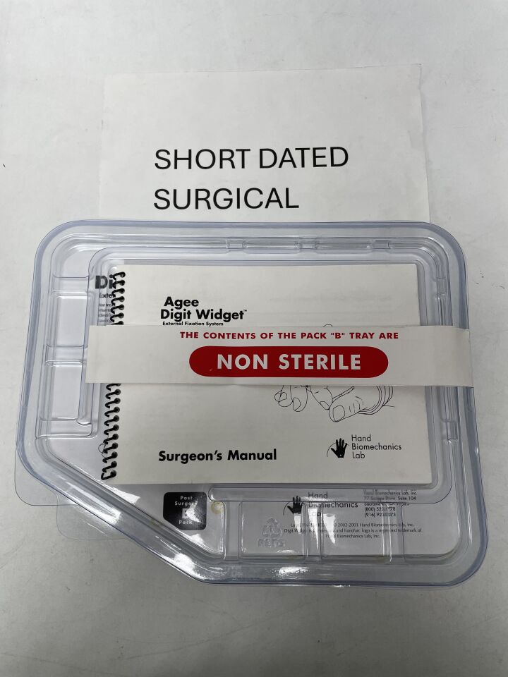 DWD-232(B) - HAND BIOMETRICS - Agee Digit Widget External Fixation System Pack B - Non-Sterlie Part of Kit, (EA)