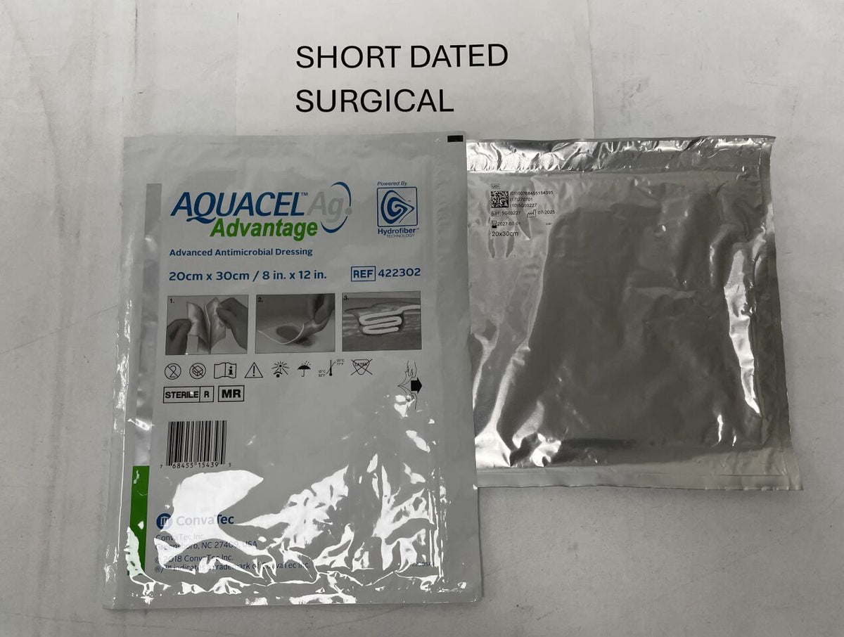 422302 - CONVATEC - Aquacel AG Advantage Hydrofiber Dressing - 20 x 30cm, (EA)