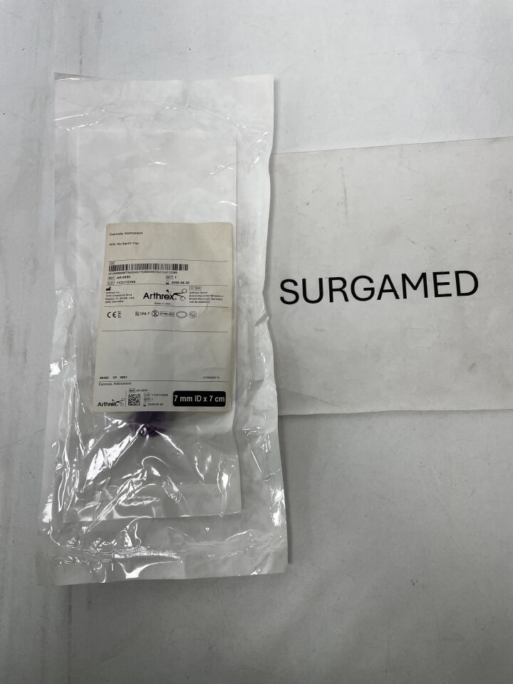 AR-6550 - ARTHREX - Instrument Cannula with No-Squirt Cap: 7mm x 7cm, (EA)