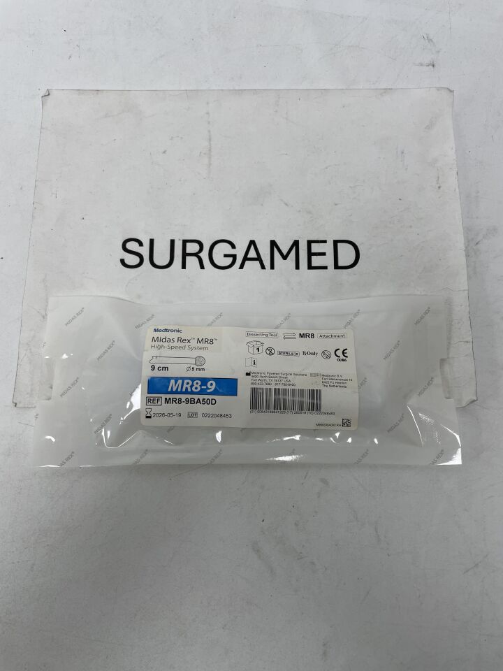 MR8-9BA50D - MEDTRONIC - Midas Rex MR8 High-Speed Surgical Tool, Ball Diamond Coarse Cutting Burr, 9cm x 5mm, (EA)