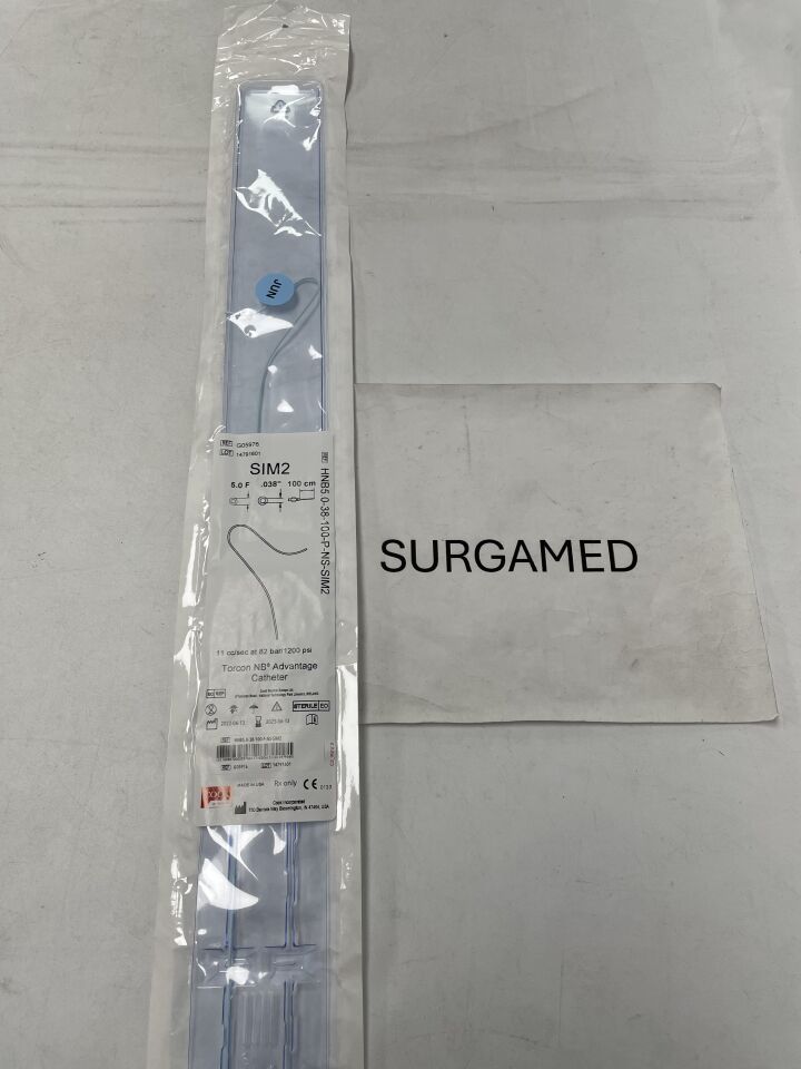 G05976 - COOK - Torcon NB Advantage Catheter - SIM2 - HNB5.0-38-100-P-NS-SIM2 - 5Fr x .038" x 100cm (L), (EA)