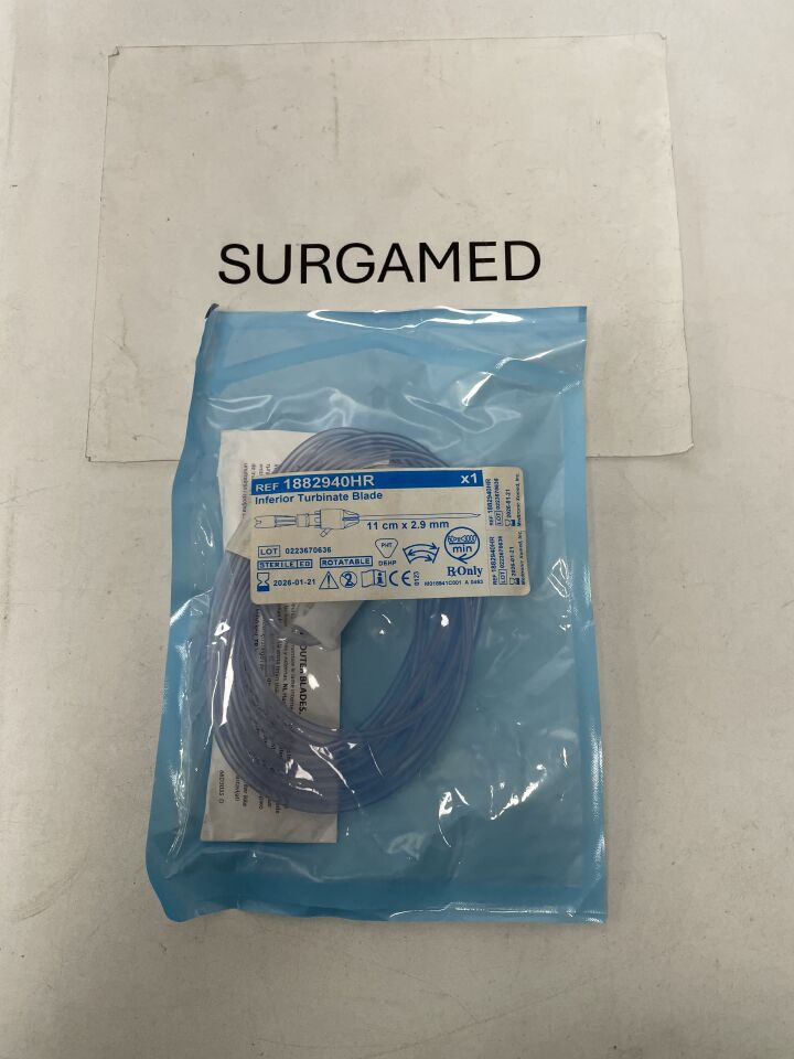1882940HR - MEDTRONIC - Inferior Turbinate Blade, M4 Rotatable: 2.9mm, (EA)