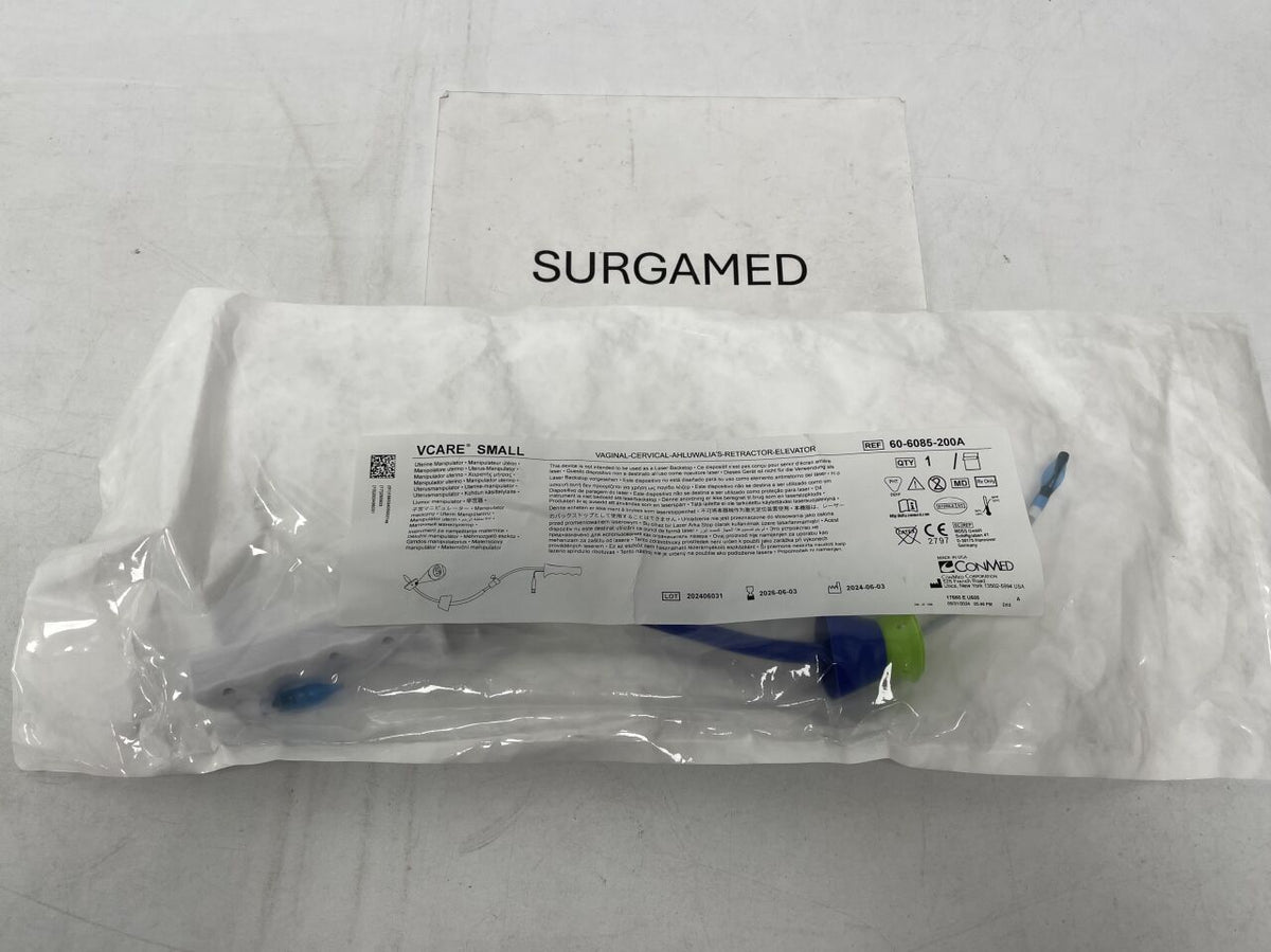 60-6085-200A - CONMED - VCare Plus Small, Vaginal Cervical Ahluwalia's Retractor Elevator, Green, 32mm dia., (EA)