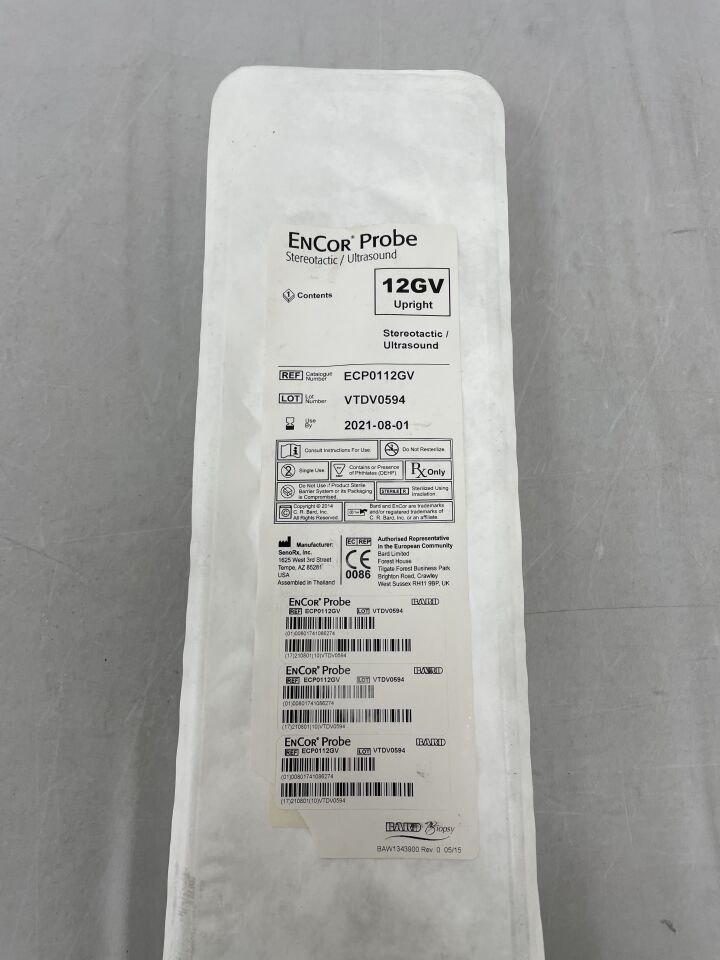 ECP0112GV - BARD - EnCor Breast Biopsy Probe 12G, Upright, (EA)