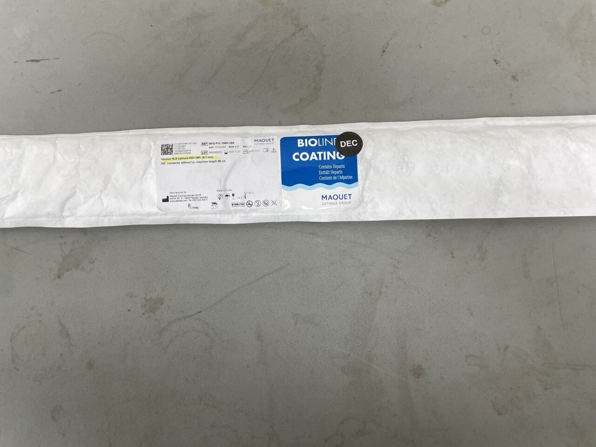 BEQ-PVL-2955-USA - MAQUET - Venous HLS Cannula, Bioline 29F x 55cm, (EA)