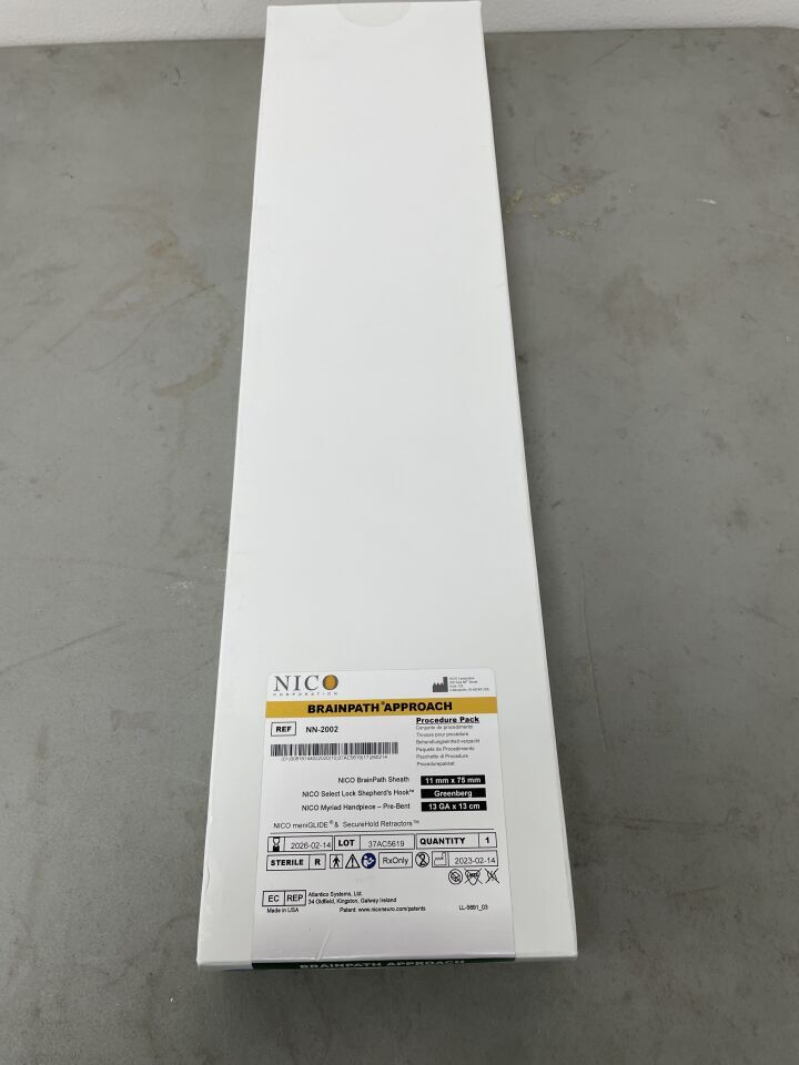 NN-2002 - NICO - BrainPath Approach Procedural Pack 11mm x 75mm (13GA Myriad), (BX/1)