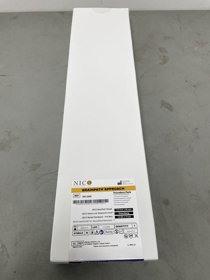 NN-2006 - NICO - BrainPath Approach Procedure Pack, 13.5mm x 95mm (13G Myriad), (BX/1)