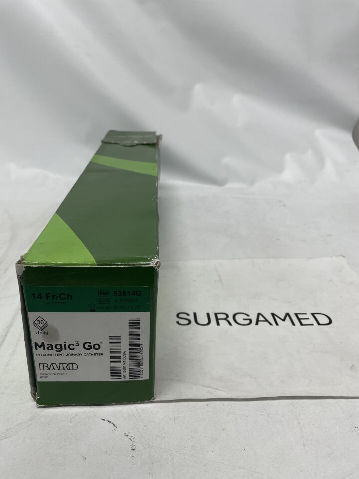 53814G - BARD - MAGIC 3 GO Intermittent Catheter, Male 16", 14FR, Straight Tip, (BX/30)