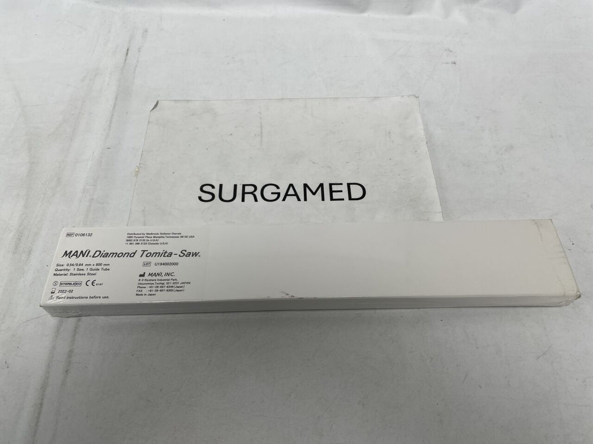 0106132 - MEDTRONIC - MANI Diamond Tomita Saw - 0.54/0.64mm x 800mm, (BX/1)