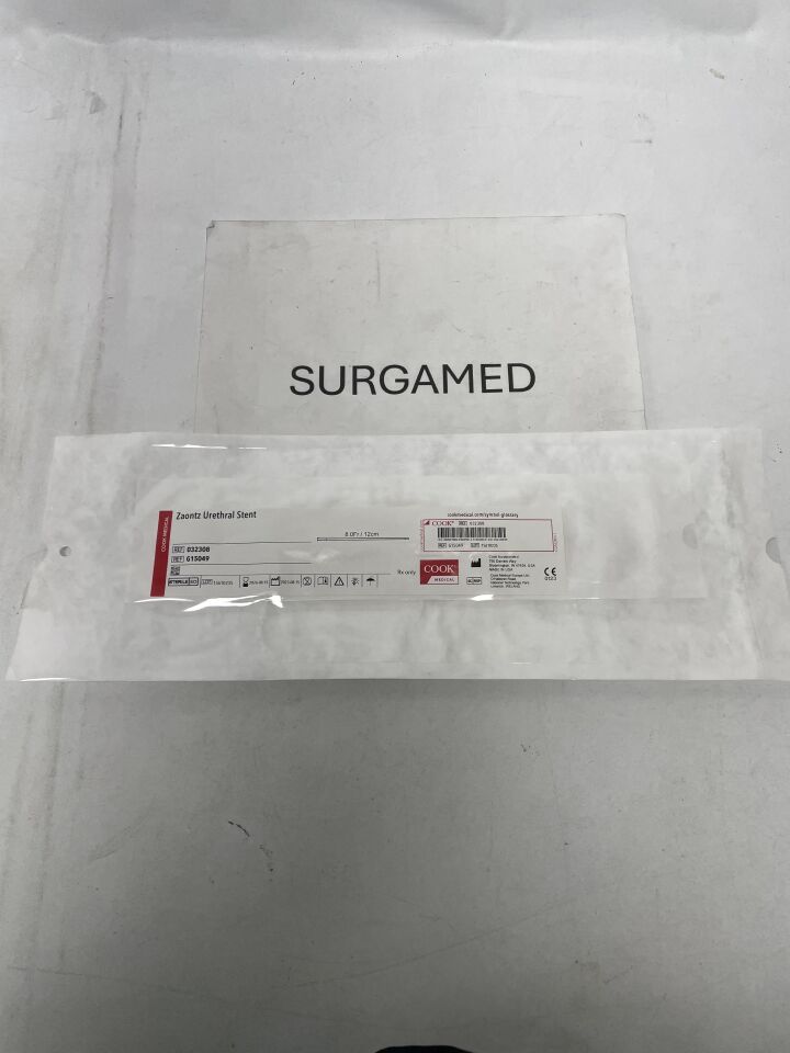 G15049 - COOK - Zaontz Urethral Stent - 8F x 12cm, (EA)