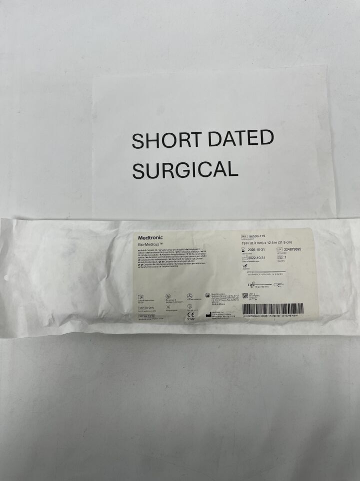 96530-119 - MEDTRONIC - Bio-Medicus Nextgen Kit Contents, 19Fr (Stepped Vessel Dilators - 8/10Fr, 12/14Fr, #11 Scalpel Blade, 18G Seldinger Needle), (EA)