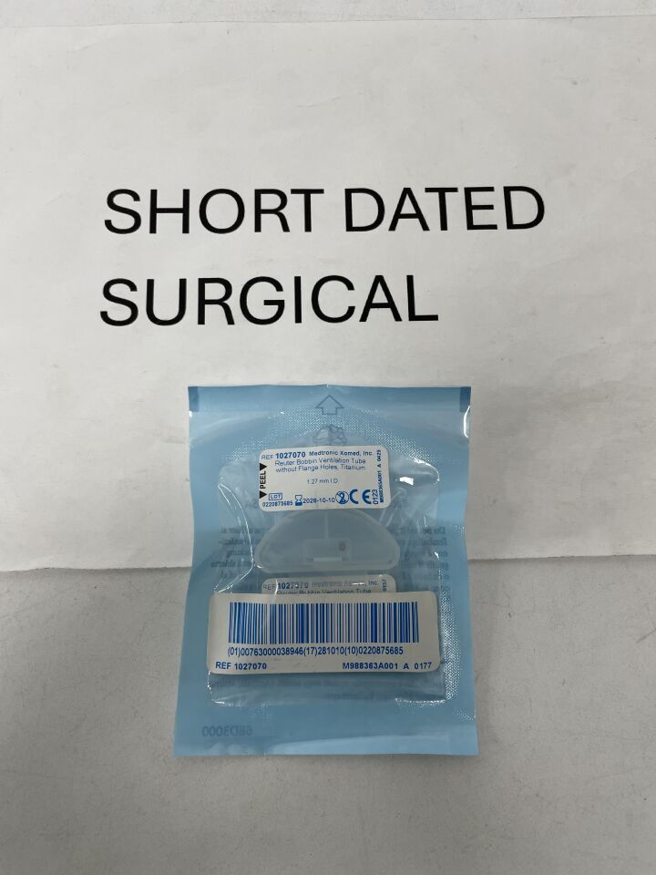 1027070 - MEDTRONIC - Reuter Bobbin Vent Tube- 1.14 Mm, (EA)