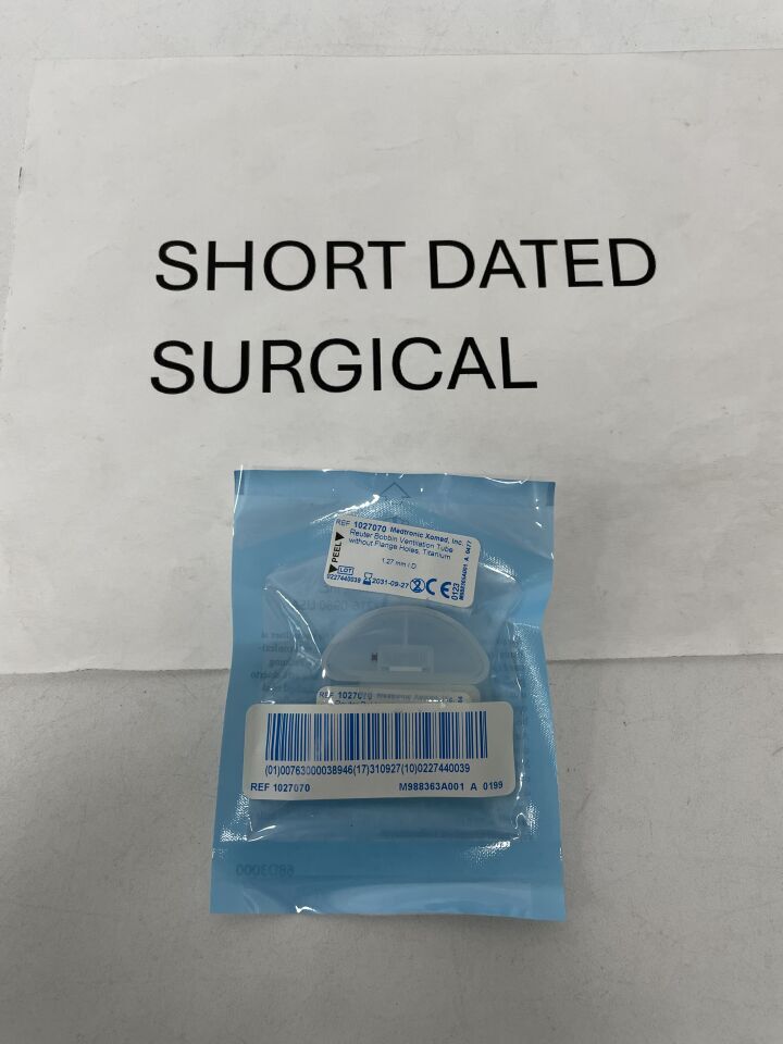 1027070 - MEDTRONIC - Reuter Bobbin Vent Tube- 1.14 Mm, (EA)