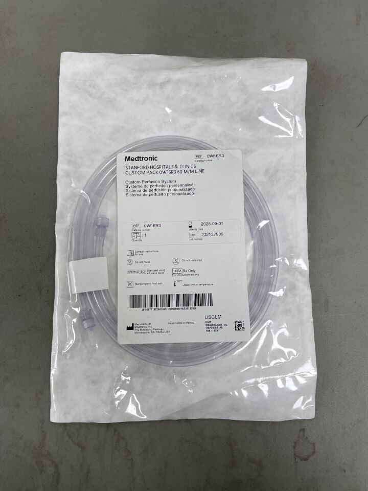0W16R3 - MEDTRONIC - Custom Perfusion System 60 M/M Line, (EA)