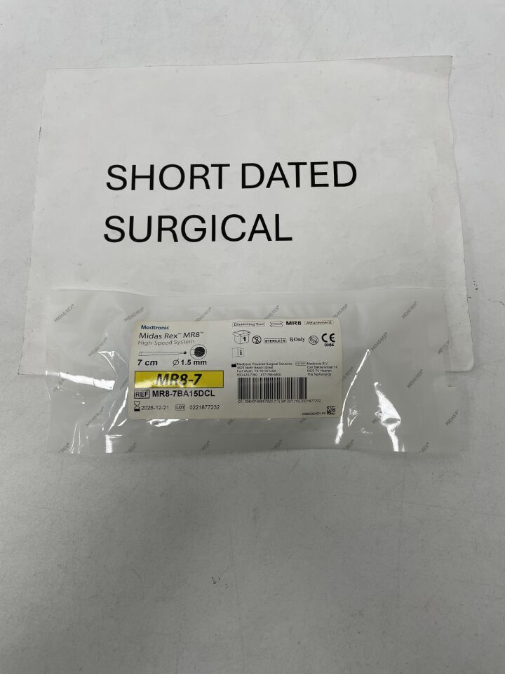 MR8-7BA15DCL - MEDTRONIC - Midas Rex Mr8 Ball Diamond Coarse Long Cutting Burr, 1 Mm Head Diameter, (EA)