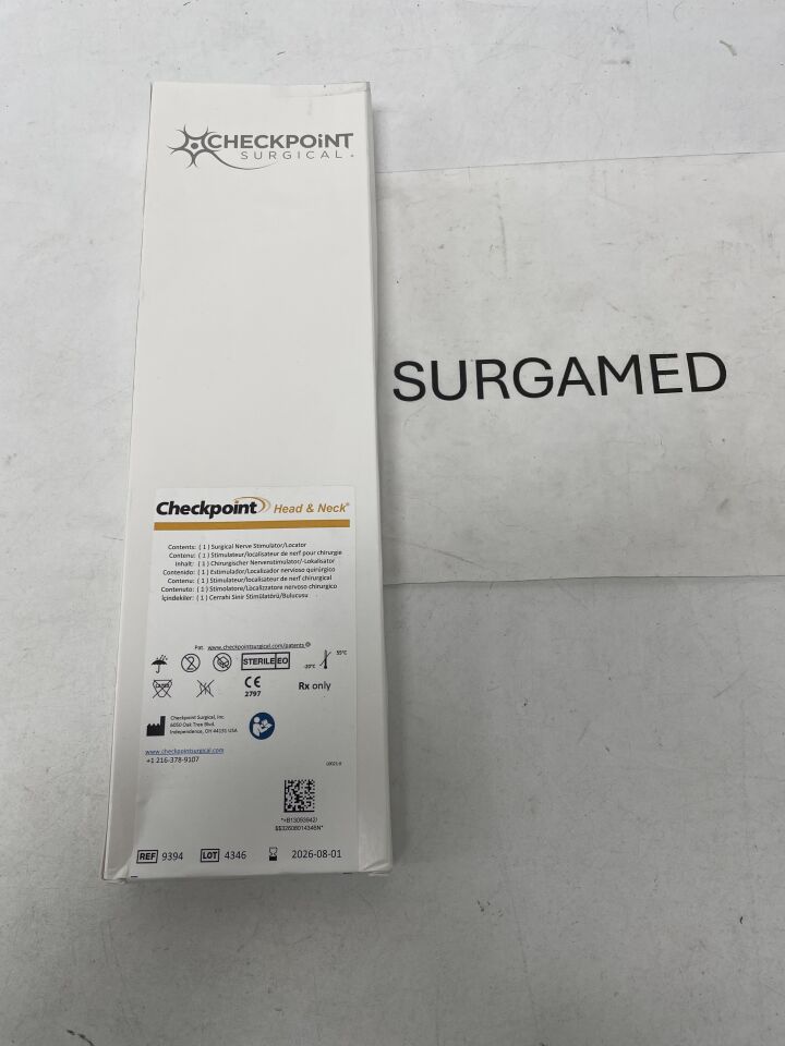 9394 - CHECKPOINT - Surgical Nerve Stimulator, Locator, (BX/1)