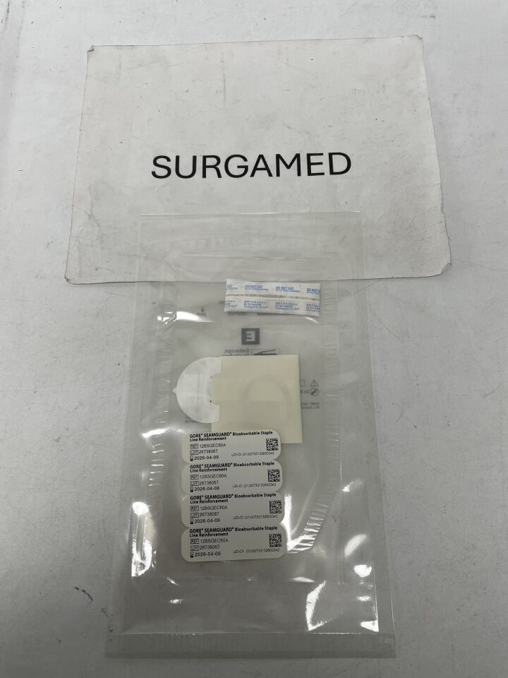 12BSGEC60A - GORED - Seamguard Bioabsorbable Staple Line Reinforcement, For Echelon Flex Endopath 60, (EA)