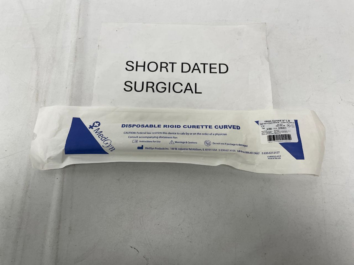 022116 - MEDGYN - Rigid Curved Curette, 16 mm, Large Base, ()