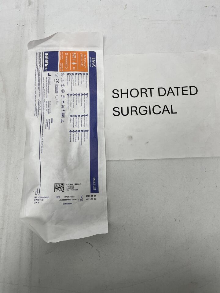 105300-000010 - TELEFLEX - LMA Unique (Silicone Cuff) Airway w/Pilot Balloon, Size 1, Up to 5kg, (EA)