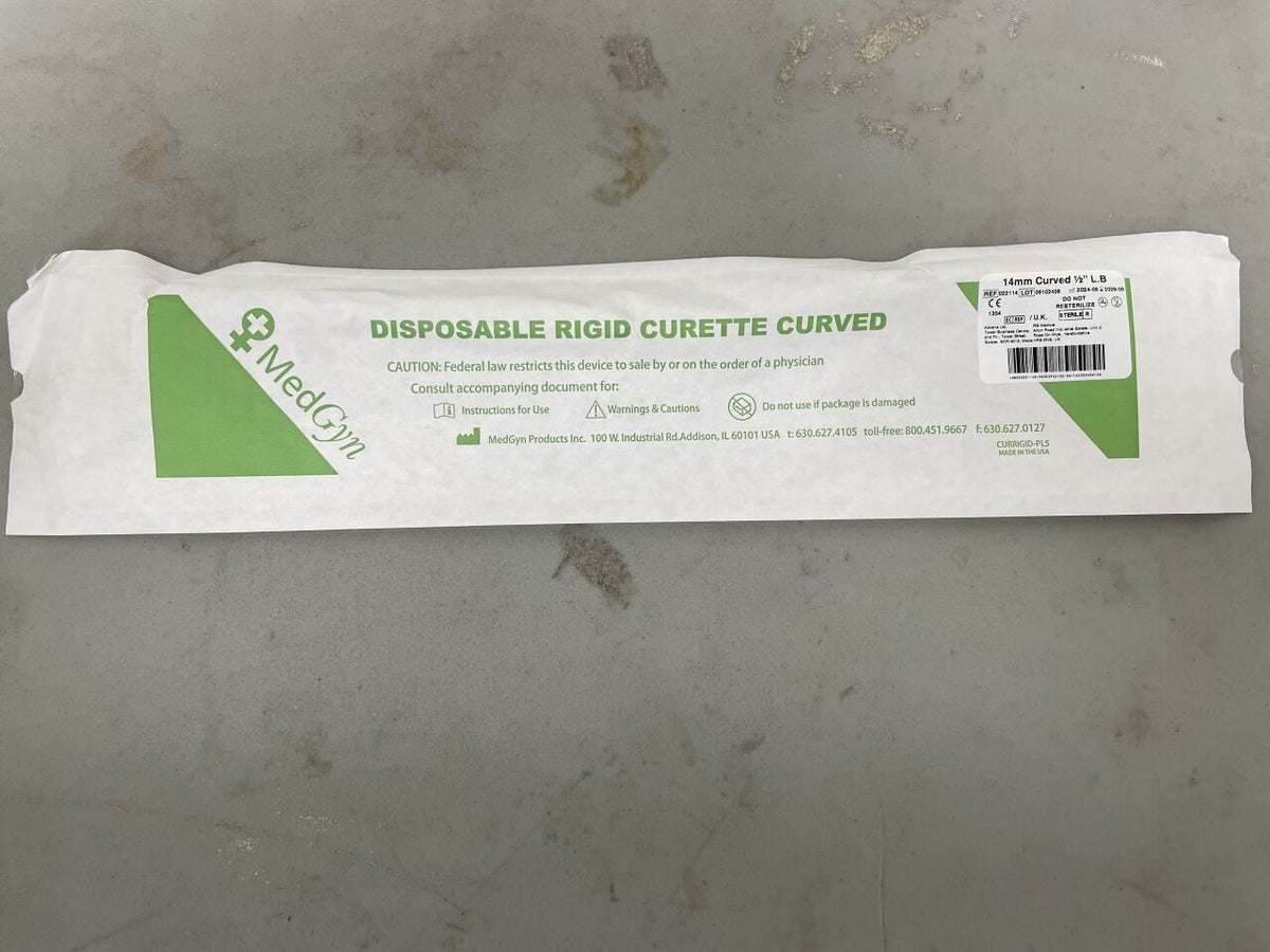 022114 - MEDGYN - Rigid Curved Curette, 14 mm, Large Base, (EA)