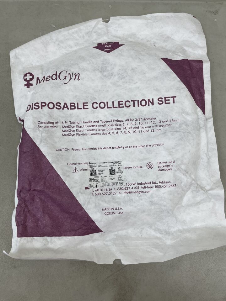 022310 - MEDGYN - Disposable Vacuum 3/8â³ Collection Set w/Handle, (EA)