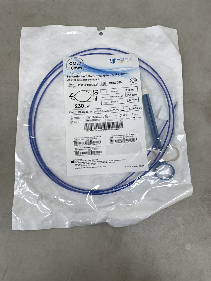 CS2-21023231 - MICRO-TECH - LesionHunter Oval Nitinol Wire Cold Snare, 10 mm Wide, (EA)