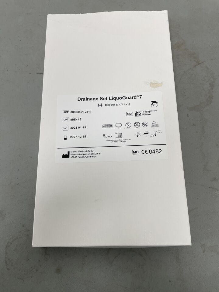 00003501 2411 - MOLLER MEDICAL - Drainage Set LiquoGuard 7, 2000mm, (BX/1)