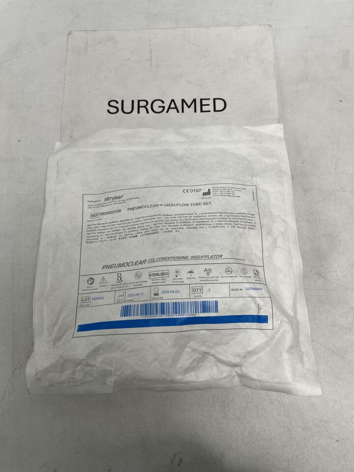 0620050100 - STRYKER - PneumoClear High Flow Tube Set, (EA)