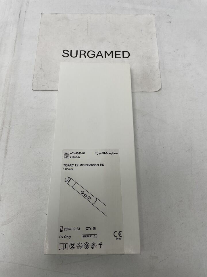 ACH4041-01 - SMITH & NEPHEW - Topaz EZ MicroDebrider Wand with IFS, 1.06 mm Size, (BX/1)