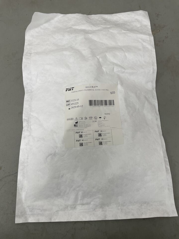 3321-11 - PMT - vaginal stent, cylindrical, 4x11cm, 132cc fill, (EA)