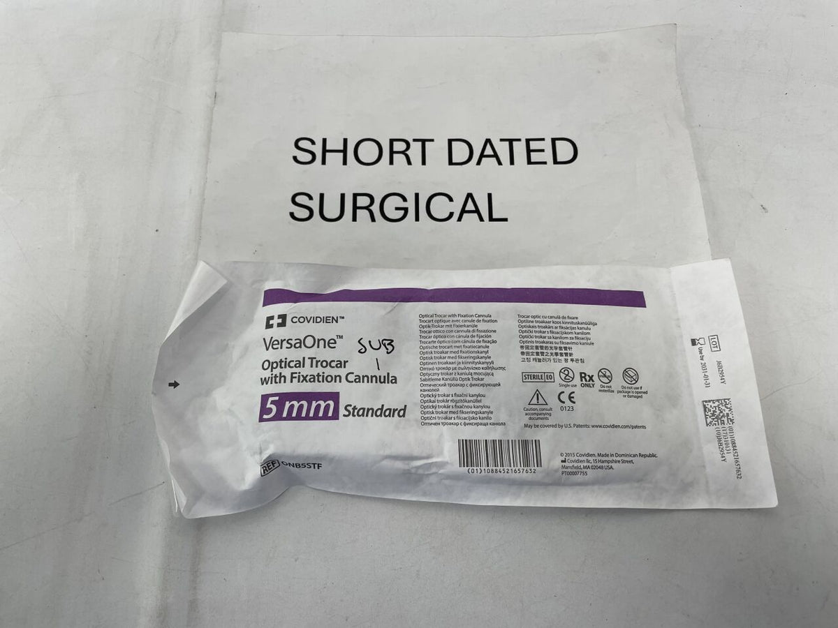 ONB5STF - COVIDIEN - VersaOne Bladeless Optical Trocar w/Fixation Cannula - 5mm x 100mm, (EA)