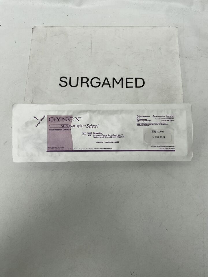 3135 - GYNEX - SureSample Select1 Endometrial Curette - 3mm x 20.5cm, (EA)