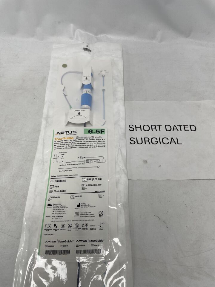 TG0655509 - MEDTRONIC - Aptus Endosystems TourGuide Steerable Sheath - 6.5Fr x 9mm x 55cm (L), (EA)