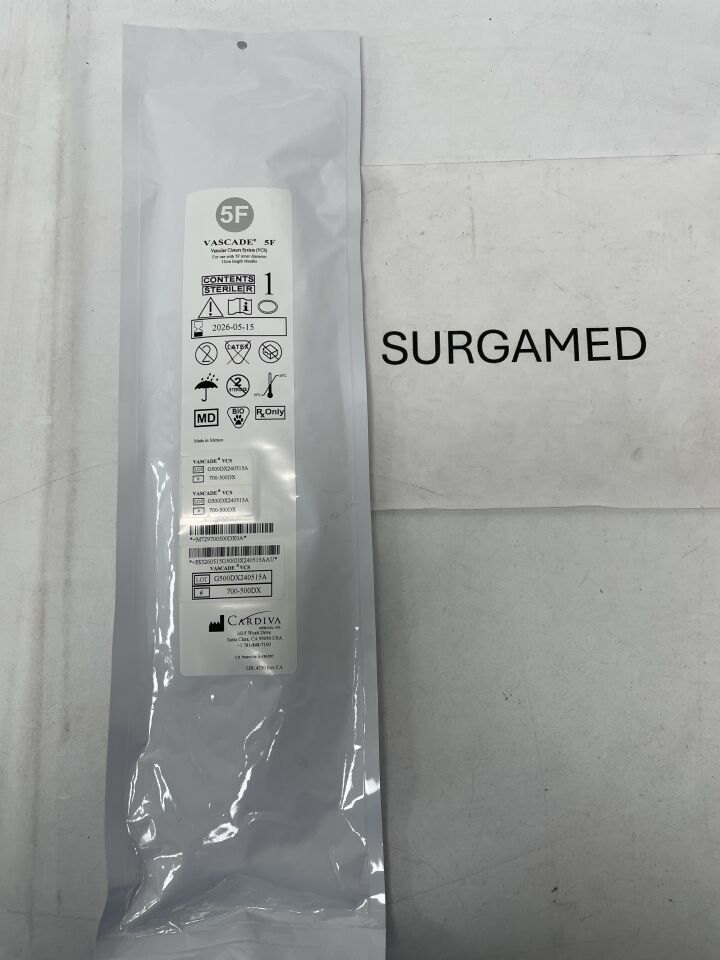 700-500DX - CARDIVA - VASCADE Vascular Closure System (VCS) - 5Fr, (EA)