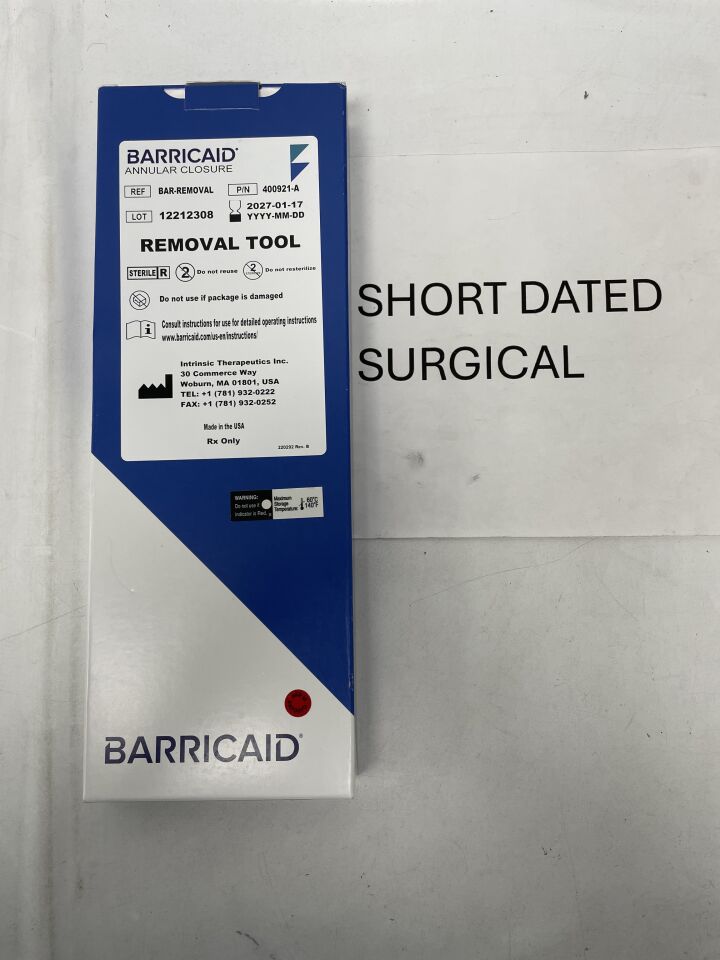 400921-A - INTRINSIC THERAPEUTICS - BARRICAID Removal Tool, (BX/1)