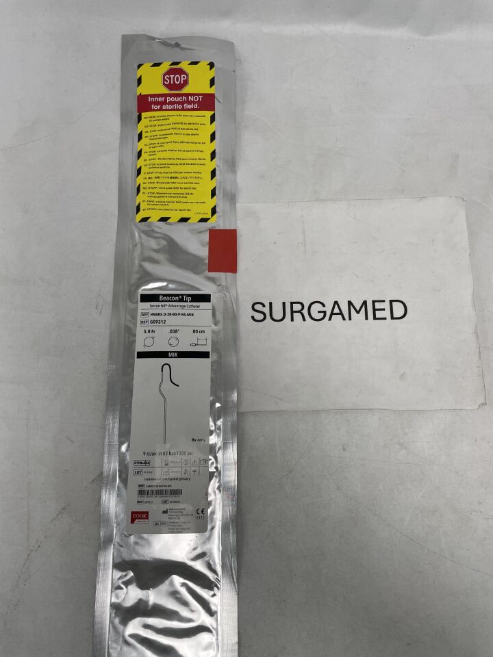 G09312 - COOK - Beacon Tip Torcon NB Advantage Catheter - MIK - 5Fr x .038" x 80cm (L), (EA)
