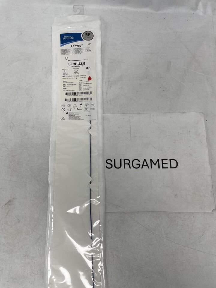 39228714 - BOSTON SCIENTIFIC - Convey Guiding Catheter - Left BU3.5 - 5Fr x .058"-.069 x 100cm (L), (EA)