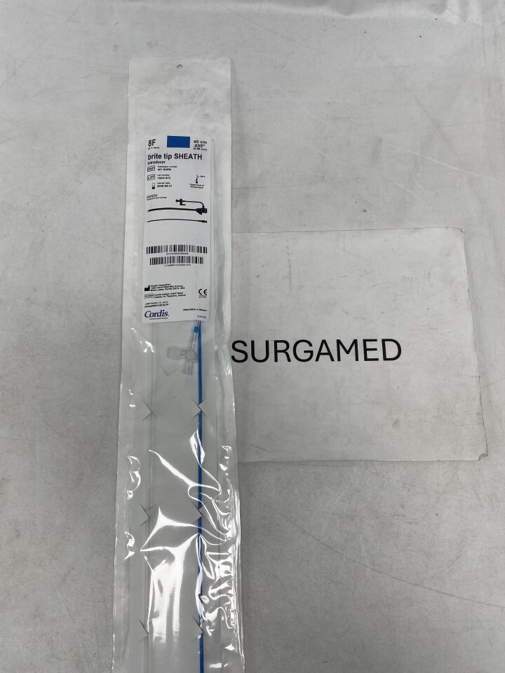 401-845M - CORDIS - Brite Tip SHEATH Introducer - 8Fr x 45cm x .035" (L), (EA)